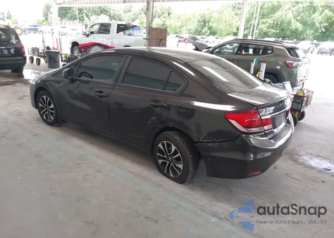 2013 Honda Civic Ex-L from USA, damaged, VIN 2HGFB2F92DH554634